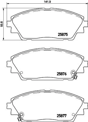 Brembo P49050 Тормозные колодки