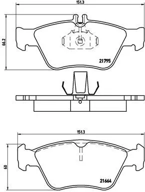 Brembo P50 023 Гальмівні колодки