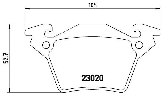 Brembo P50 032 Гальмівні колодки