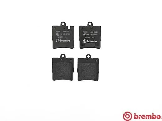 Brembo P50 033 Гальмівні колодки