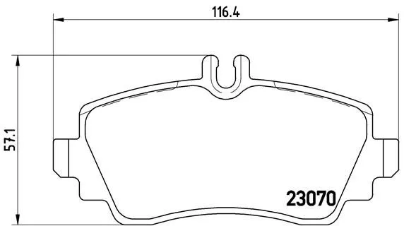 Brembo P50 035 Гальмівні колодки