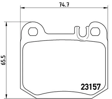 Brembo P50 043 Гальмівні колодки