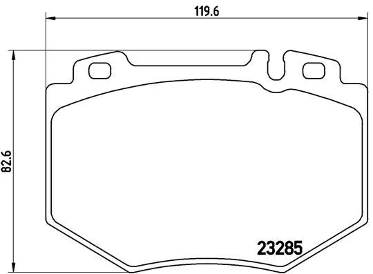 Brembo P50 048 Тормозные колодки