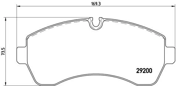 Brembo P50 059 Гальмівні колодки