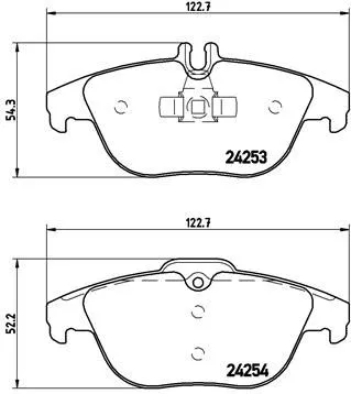 Brembo P50 068 Тормозные колодки