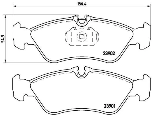 Brembo P50 082 Тормозные колодки