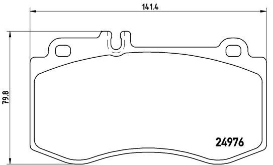 Brembo P50 087 Тормозные колодки