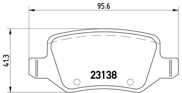 Brembo P50 090 Гальмівні колодки