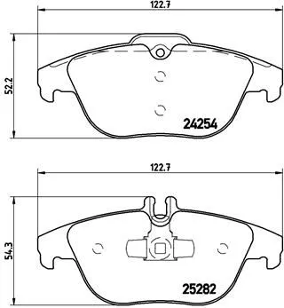 Brembo P50 104 Тормозные колодки