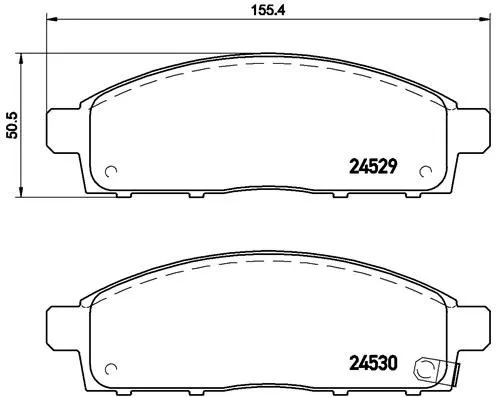 Brembo P54 038 Тормозные колодки