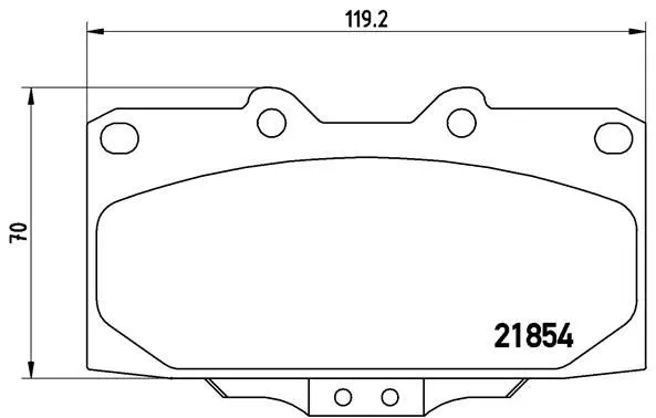 Brembo P56 034 Тормозные колодки