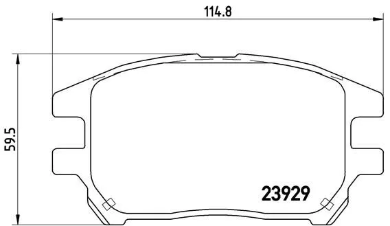 Brembo P56 050 Тормозные колодки