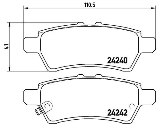 Brembo P56 060 Тормозные колодки