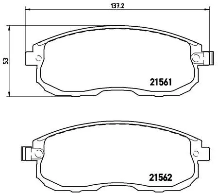 Brembo P56 065 Гальмівні колодки