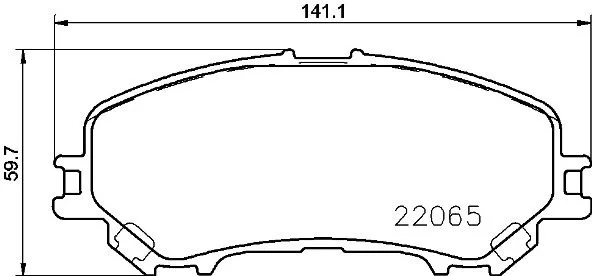 Brembo P56 100 Тормозные колодки