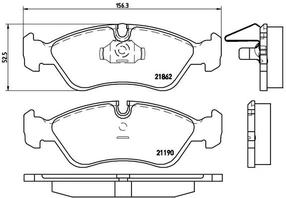 Brembo P59 017 Тормозные колодки