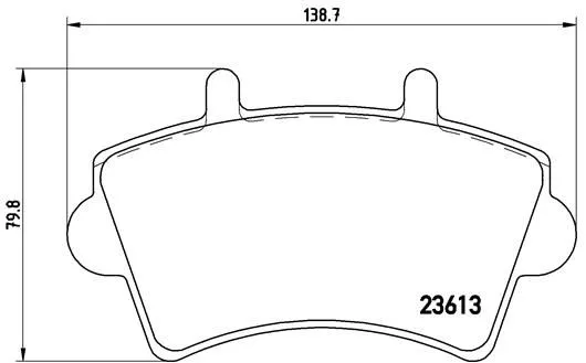 Brembo P59 039 Гальмівні колодки