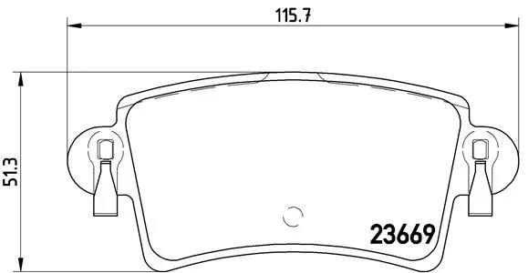 Brembo P59 040 Гальмівні колодки