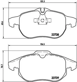 Brembo P59 043 Тормозные колодки