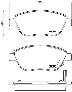 Brembo P59 052 Тормозные колодки