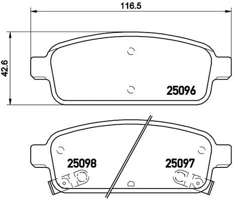 Brembo P59 080 Тормозные колодки