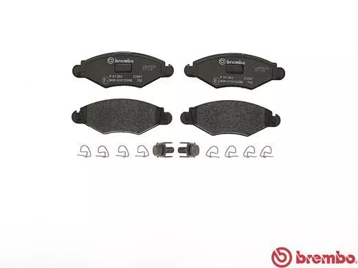 Brembo P61 063 Гальмівні колодки