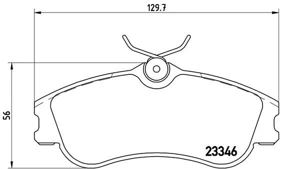 Brembo P61 069 Тормозные колодки