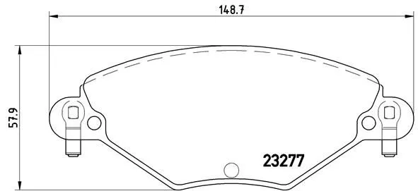 Brembo P61 071 Тормозные колодки