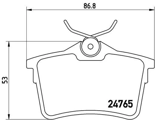 Brembo P61 084 Тормозные колодки