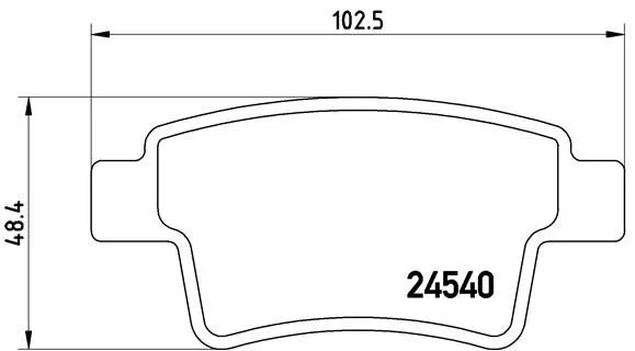 Brembo P61 085 Тормозные колодки