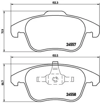 Brembo P61 086 Тормозные колодки