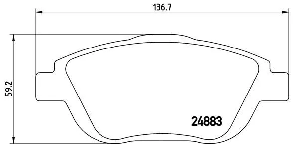 Brembo P61103 Тормозные колодки