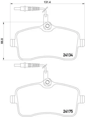 Brembo P61 109 Тормозные колодки