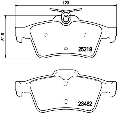 Brembo P61 110 Тормозные колодки