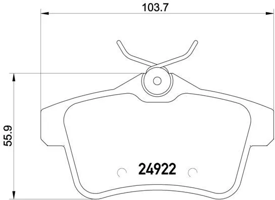 Brembo P61114 Тормозные колодки