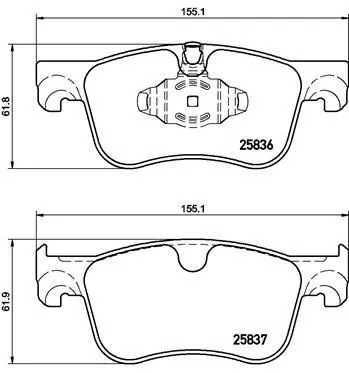 Brembo P61 116 Тормозные колодки