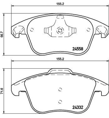 Brembo P61 117 Гальмівні колодки