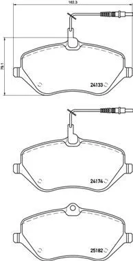 Brembo P61 119 Тормозные колодки