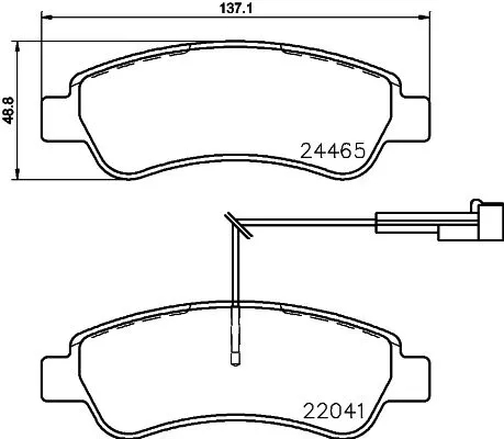 Brembo P61 125 Тормозные колодки