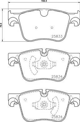 Brembo P 61 127 Тормозные колодки