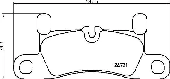 Brembo P65 030 Гальмівні колодки