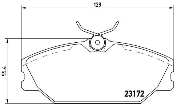 Brembo P68 027 Тормозные колодки