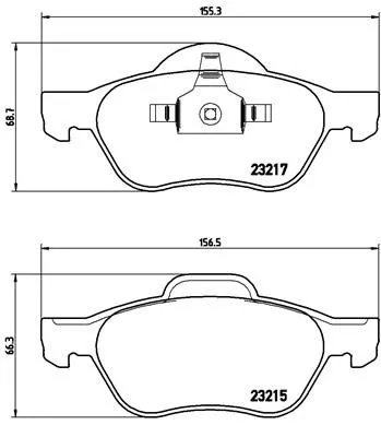 Brembo P68 029 Тормозные колодки