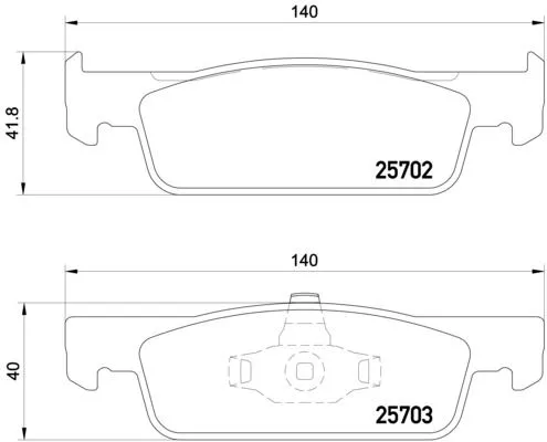 Brembo P68 059 Гальмівні колодки