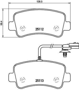 Brembo P68 063 Тормозные колодки