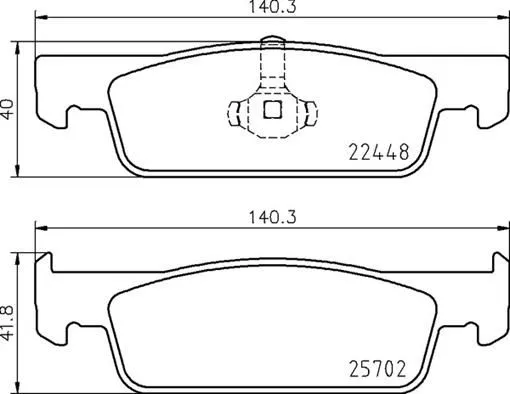 Brembo P68069 Тормозные колодки