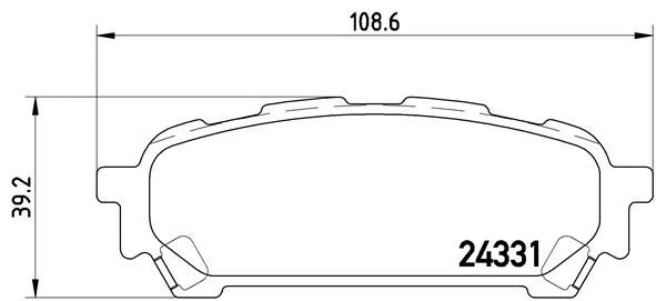 Brembo P78 014 Гальмівні колодки