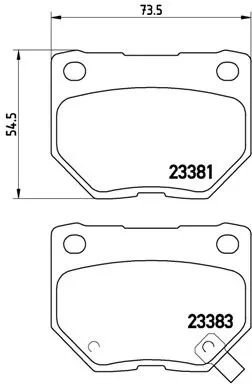 Brembo P78 016 Гальмівні колодки