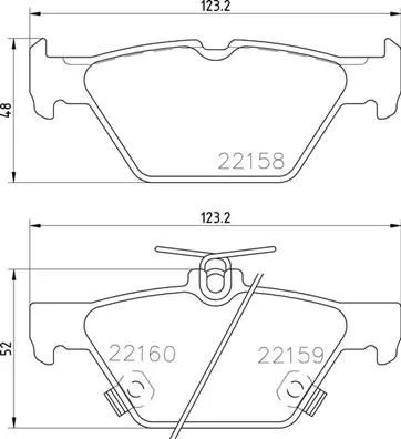 Brembo P78026 Гальмівні колодки