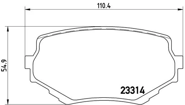 Brembo P79 009 Тормозные колодки